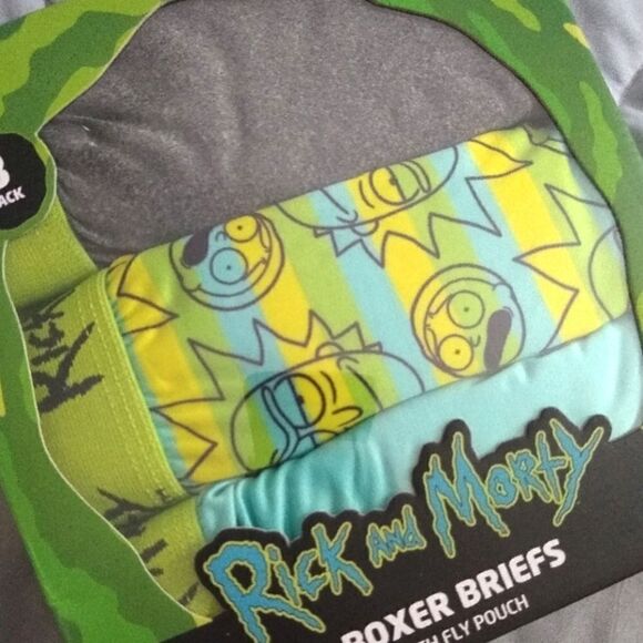 Adult Swim Rick and Morty Boxer Briefs - Picture 1 of 2